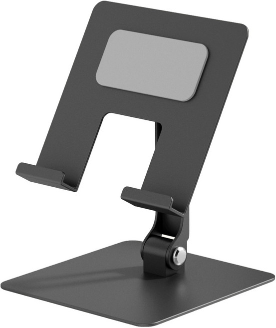 지에스비케이스 갤럭시탭 아이패드 태블릿 스탠드 휴대용 거치대, 스페이스 그레이, 1개