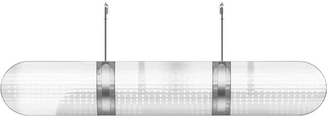 wellane 180度調節免打孔免黏貼冷氣擋風板 透明色, 1個, 單一商品