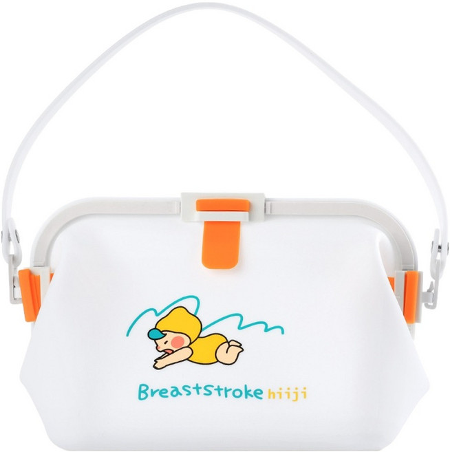 히지 실리콘 수영가방 젤리박스, 미소평영