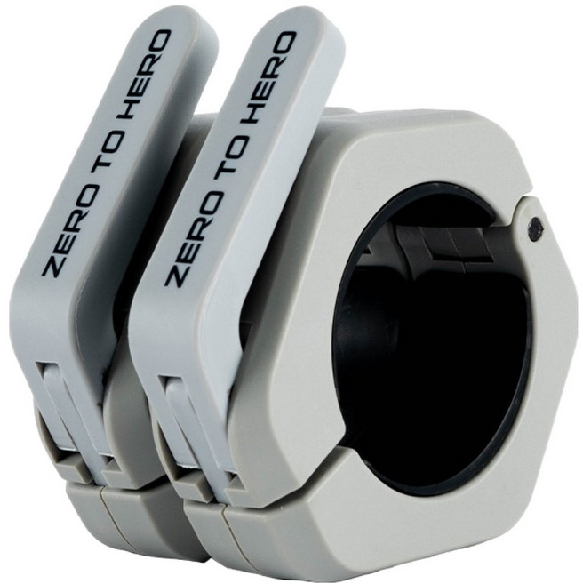 제로투히어로 바벨 마그네틱 자석 바벨 락조, Grey, 2개