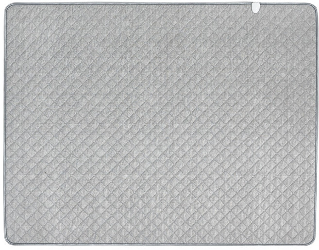 눕자 카본 탄소 전기 매트 라이트그레이, 퀸(155 x 200 cm)