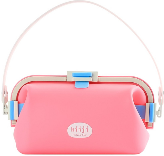 히지 실리콘 수영가방 젤리박스, 핑크