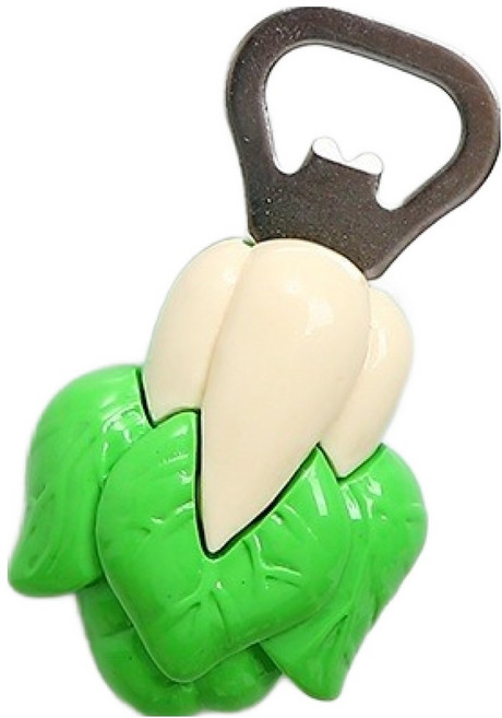 야채 모음 자석 병따개 배추, 혼합색상, 1개