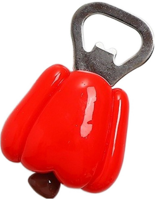 야채 모음 자석 병따개 파프리카, 혼합색상, 1개