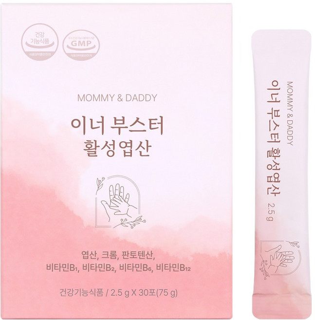 마미앤대디 이너 부스터 활성엽산 30p, 75g, 1개