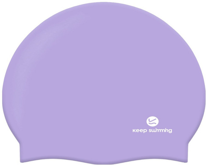 킵스위밍 아동용 로고 수모, 라벤더, 1개