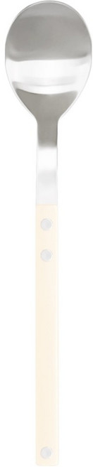 보겐 쌍띠에 커트러리 한식 숟가락, 실버 + 바닐라, 1개, 단품