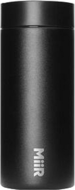 MiiR 360 트래블러 텀블러, 블랙, 354ml, 1개