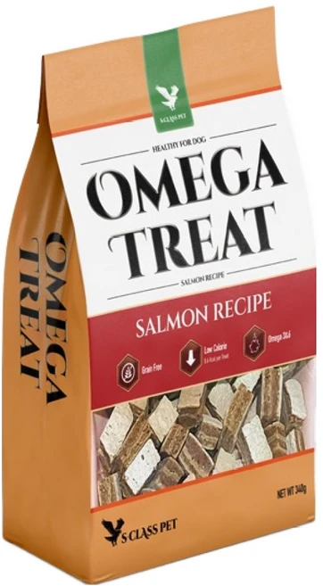 펫보타닉스 강아지 오메가 트릿, 연어, 340g, 1개 - 쿠팡