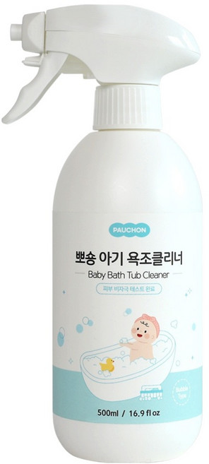 뽀숑 아기 욕조 클리너, 500ml, 1개