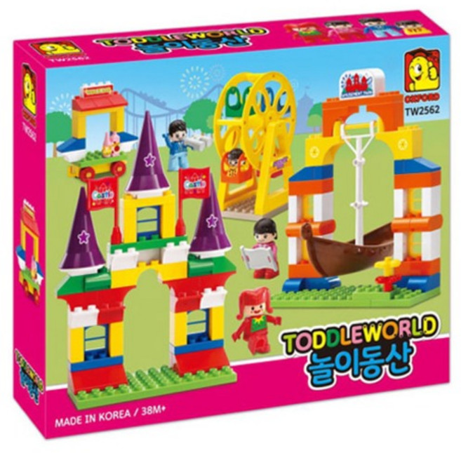 옥스포드 토들월드 놀이동산 TW2562 130p, 혼합색상, 1개