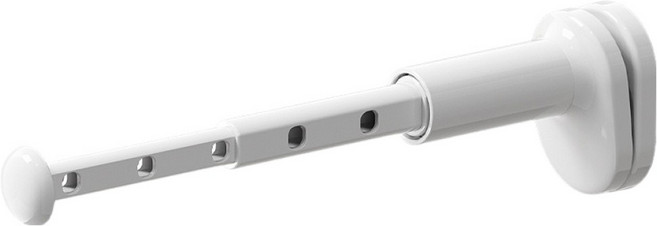 리코베이직 여행 출장 유리흡착 휴대용 접이식 옷걸이 건조대, 화이트