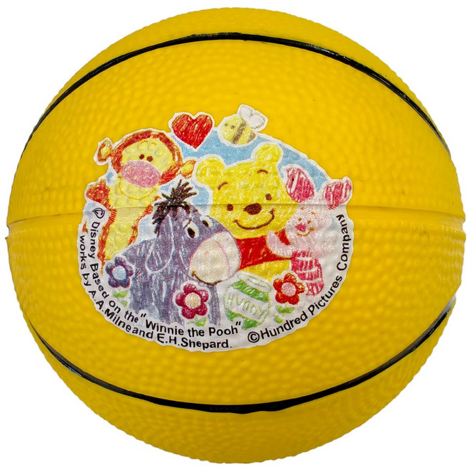 HUNDRED PICTURES 百耘圖 兒童運動4吋籃球 小熊維尼, HPD-B04005, 1個
