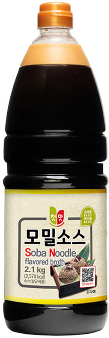첫맛 모밀소스, 2.1kg, 1개