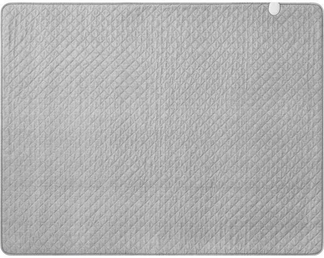 눕자 카본 탄소 전기 매트 라이트그레이, 슈퍼킹(180 x 230 cm)