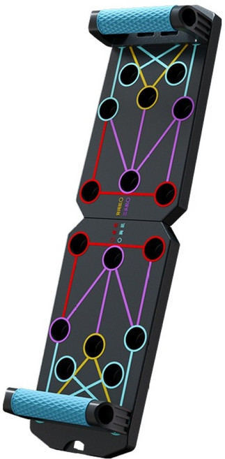 따니태니 팔굽혀펴기 헬스보드 푸쉬업바, 블랙 + 그레이