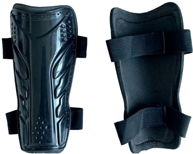 디미스 풋살 정강이 보호대 2p, 블랙, 1개