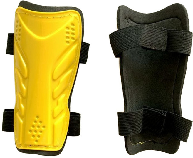 디미스 풋살 정강이 보호대 2p, 노란색, 1개