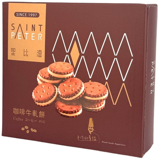 세인트피터 커피 누가 크래커, 108g, 1개