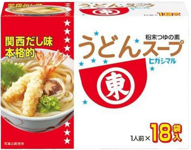 히가시마루쇼유 우동스프 18p, 144g, 1개
