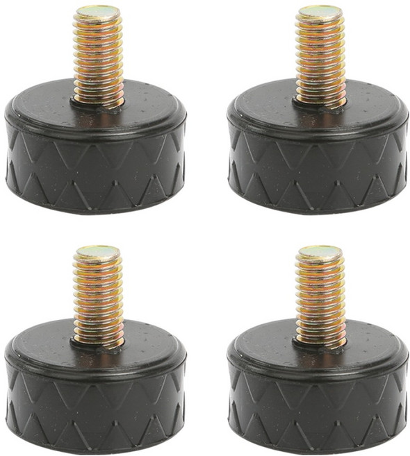 올고르 실리콘 조절발 8mm 볼트, 블랙, 4개