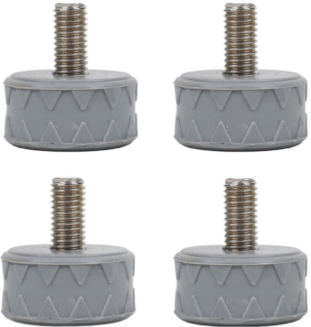 올고르 실리콘 조절발 볼트 8mm 회색, 4개