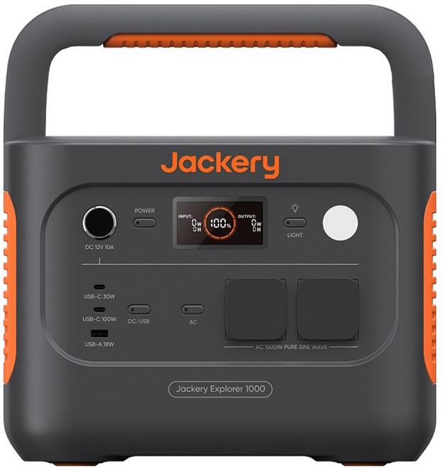 잭커리 1000v2 인산철 올인원 파워뱅크 차박 캠핑용 단색 JE-1000D, 1개입, 1개