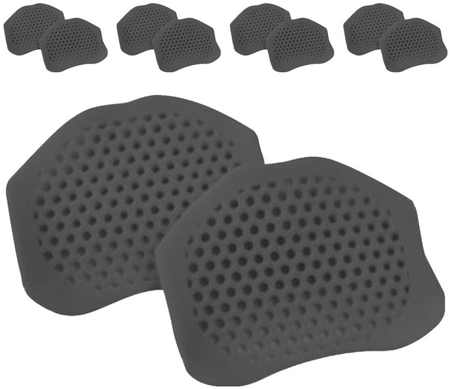 솔미온 부드러운 실리콘 발바닥 앞꿈치 쿠션 패드 블랙 2p, 5개