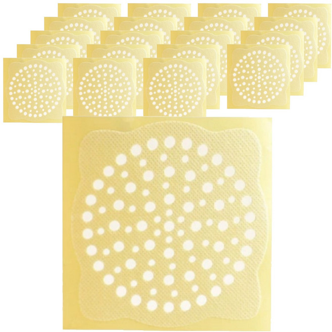 욕실 배수구 머리카락 거름망 20p, 옐로우