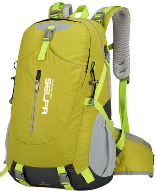 셀파 배낭 34L + 레인커버 랜덤발송 세트 TCB-A34L, 머스타드(배낭)