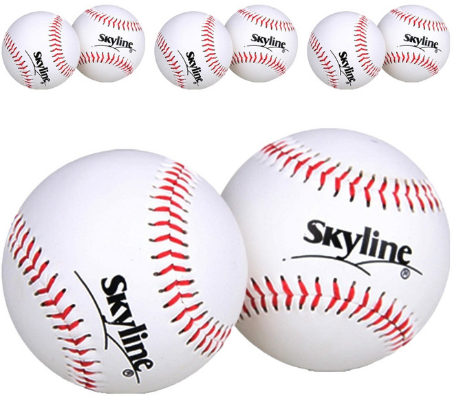 스카이라인 경식구 야구공, 8개, SKYLINE_H4