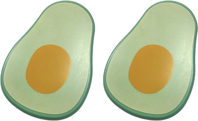 소울리치 콘텍트렌즈 케이스, 아보카도, 2개