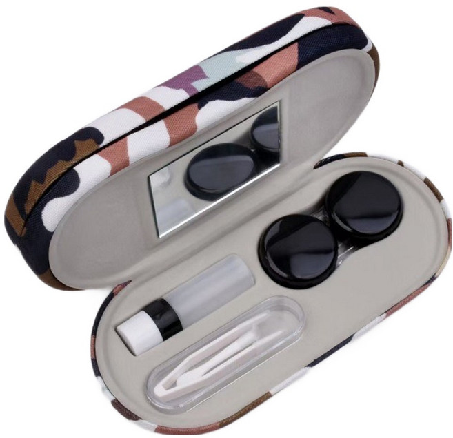 소울리치 안경 및 콘텍트렌즈 보관 케이스, 타입15, 1개