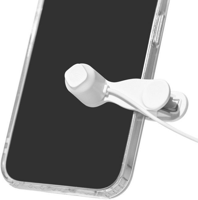 구스페리 휴대폰 무소음 3단 오토클리커 택시 배달 콜 자동터치기, 화이트, 1개