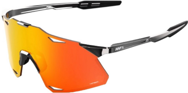 100퍼센트 하이퍼크래프트 크롬 선글라스, 하이퍼레드(미러) + 블랙, 1개