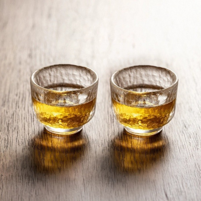 아메리칸로드 싱글 클래식 유리 찻잔 술잔 HR1983, 1번, 2개