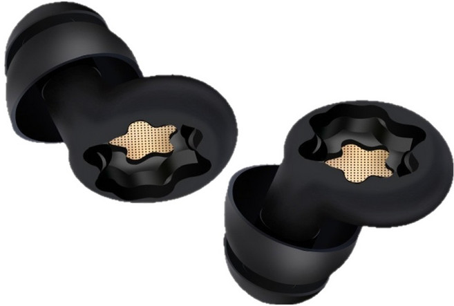 몽리코 소음방지 귀편한 실리콘 방음 귀마개 블랙, 1개, 2개입