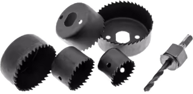 Makita 牧田 台灣公司貨 圓穴鋸6件組 D-70203 300g, 1組