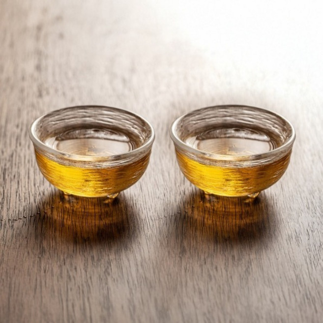 아메리칸로드 싱글 클래식 유리 찻잔 술잔 HR1983, 8번, 2개