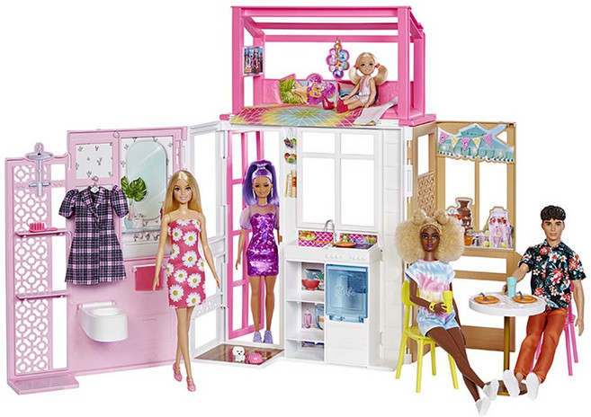 Barbie 芭比 豪華小屋, 1組, 粉色
