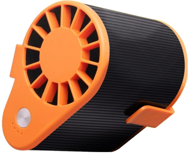 컴스 마트 허리벨트 핸즈프리 초경량 클립형 휴대용선풍기, BF351, 혼합색상