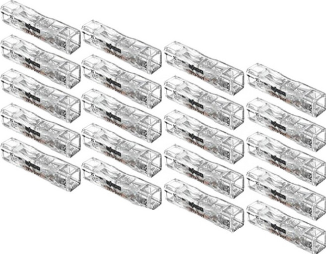 WAGO 旺科 單線專用快接端子 2P 直通型 白色 Simple 0.5~4mm 相容, 20個