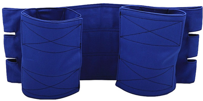 올하이 휠체어 다리 고정 안전벨트 02 네이비, 1개