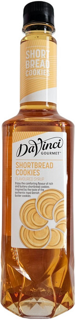 다빈치 쇼트브레드 쿠키 플레이버드 시럽, 1개, 750ml