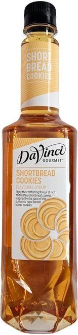 다빈치 쇼트브레드 쿠키 플레이버드 시럽, 1개, 750ml - 쿠팡