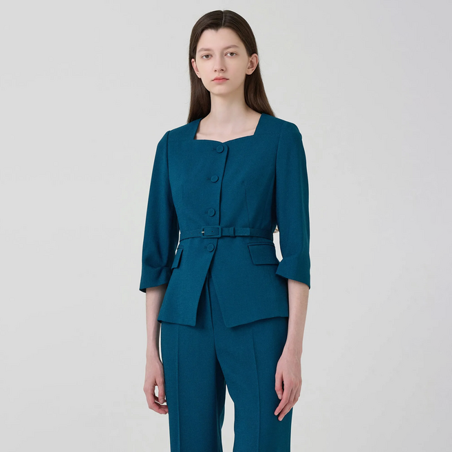 케이엘바이린 여성용 피오나 벨트 자켓