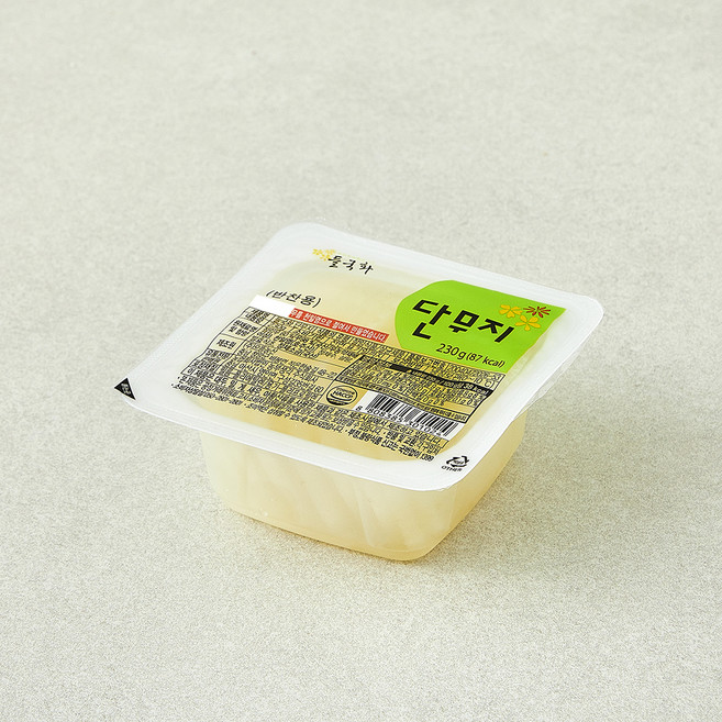 들국화 반찬용 단무지, 230g, 1개