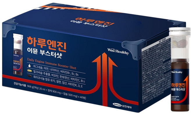 위시헬씨 하루엔진 이뮨 부스터샷 멀티비타민, 40회분, 1개