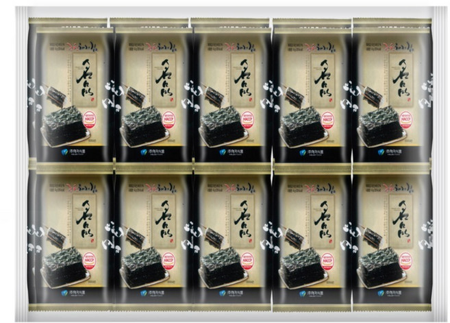 해저식품 광천해저 명품김, 4g, 20개