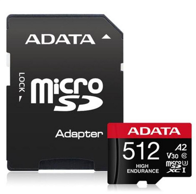 ADATA 威剛 Speed Plus microSDXC UHS-I U3 A2 V30 高耐用記憶卡 附轉卡, 512GB, 1個